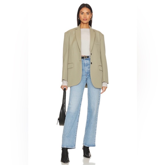 Levi’s Ribcage Full Length Jeans in Samba Tango Light - Size 28x32 - Picture 4 of 8